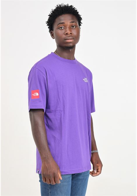 T-shirt a manica corta AXYS viola da uomo THE NORTH FACE | NF0A89FYNL41.